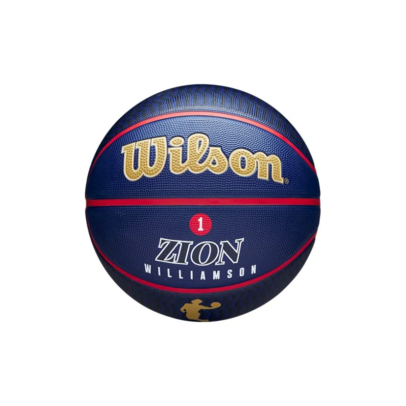 Wilson NBA Series Rubber Basketball Blue Size 7 Ball Training Unisex-1
