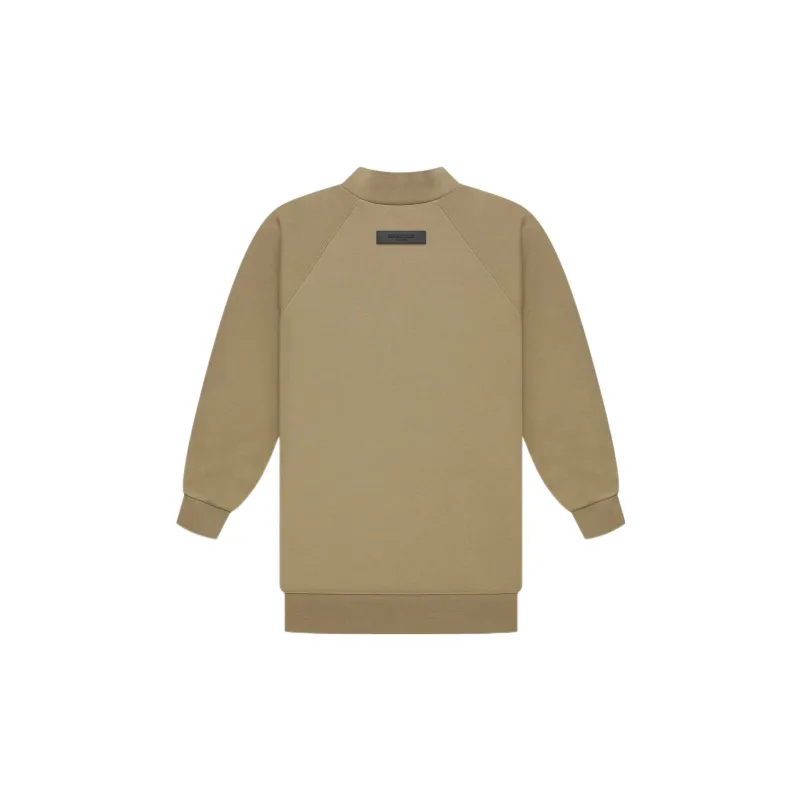 Fear Of God Essentials Women's 3/4 Sleeve Henley Oak-1