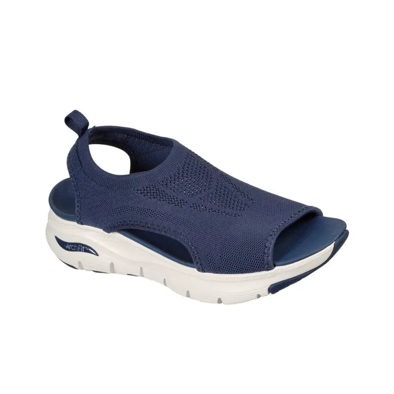 Skechers Arch Fit Series Beach Sandals Women's Marine Blue/White-2