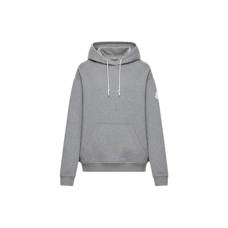 Moncler Maglia Con Cappuccio Hoodie 'Grey'-1
