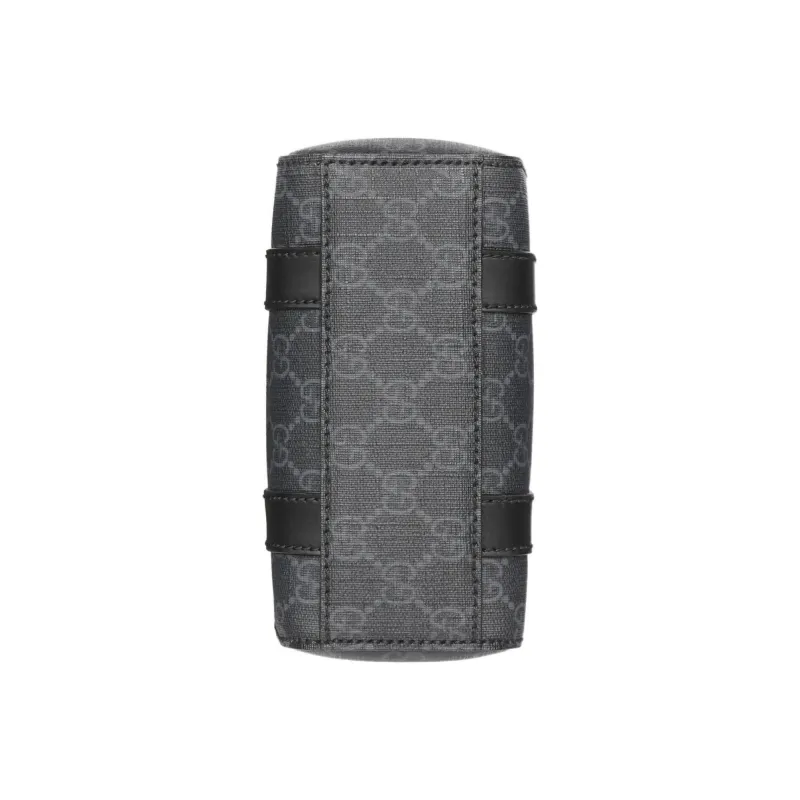 GUCCI Coated Canvas With Leather Tote Bag Shopping Bag Handbag Shoulder Bag Crossbody Bag Mini Men's Black-6