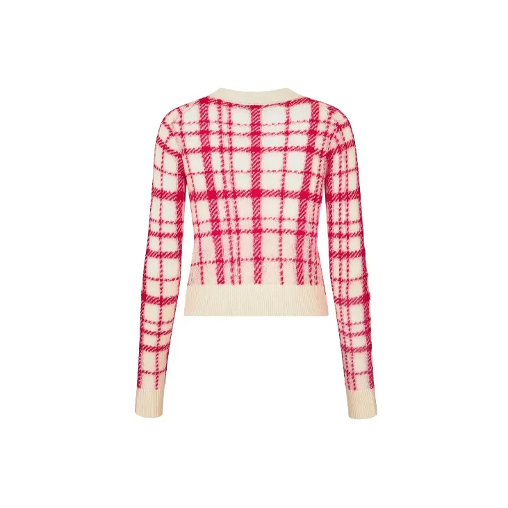 DIOR FW21 Slim Fit Knitwear Women's Red-1