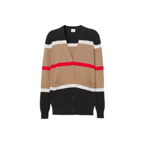 Burberry Striped Buttoned Cardigan