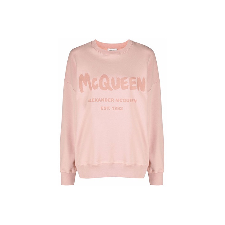 Alexander Mcqueen Pink Hoodies Sweatshirts on Sale Authentic POIZON