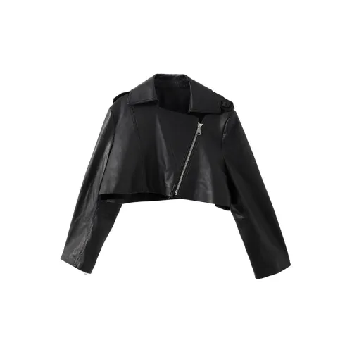 YUMOMO STAR Leather Jackets Women's