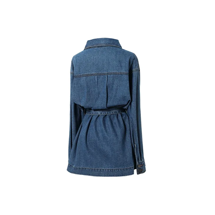 SOON FLOWER Denim Jacket Fall Women's Black-3