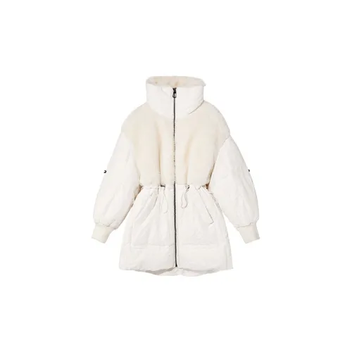 3COLOUR Down Jackets Women's Beige Yellow