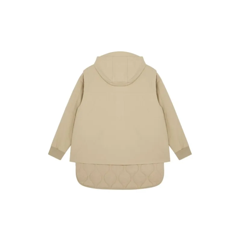 New Balance Puffer Jacket Winter Women's Beige-1