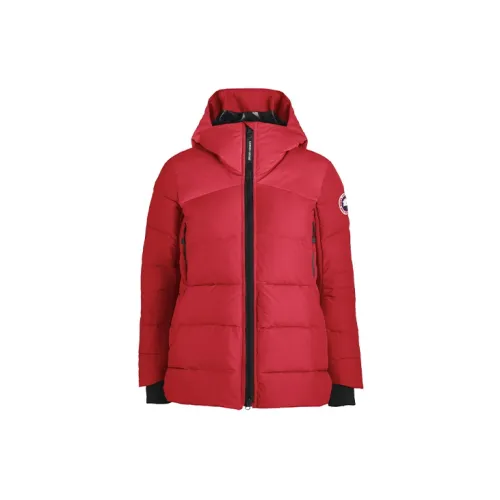 Canada Goose HyBridge Down Jackets Women's Red