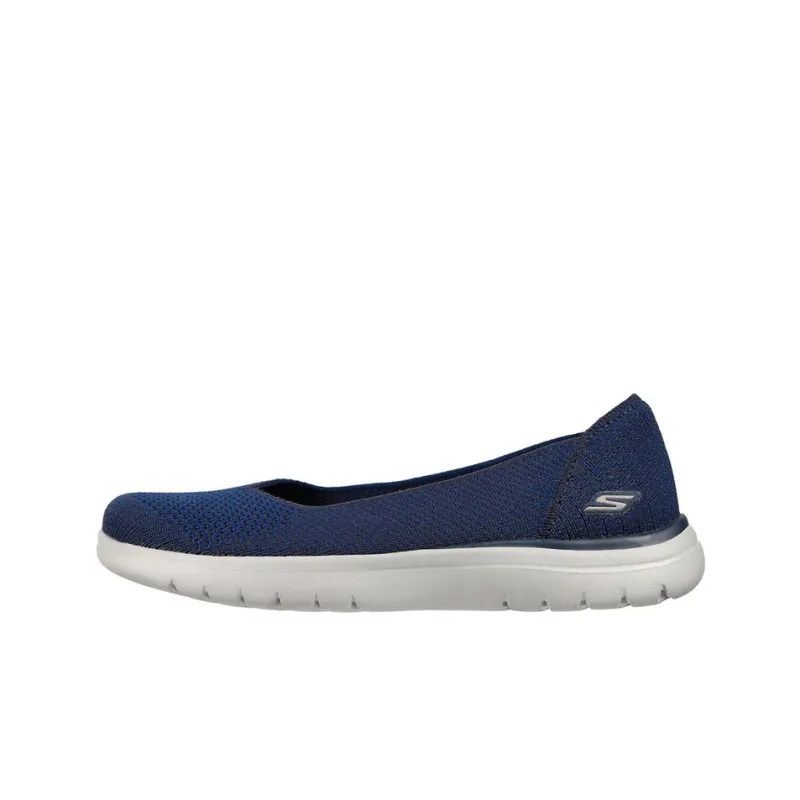 Skechers ON THE GO Anti-Slip Wear-Resistant Breathable Lightweight Low-Top Casual Shoes Women's Blue-0