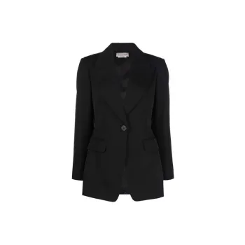 Alexander McQueen Buttoned Tailored Blazer