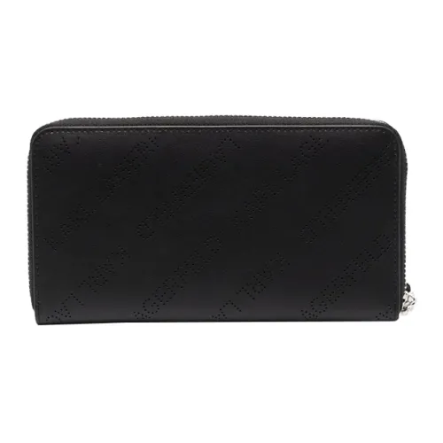 KARL LAGERFELD Cow Leather Wallet Womens White Wallets