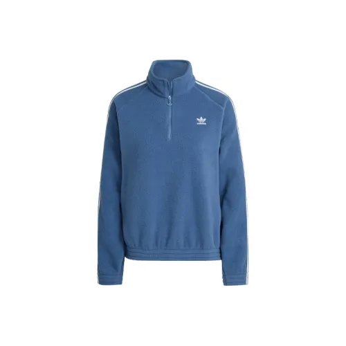 Adidas Originals Fleece Hz Sweatshirts Women's Blue