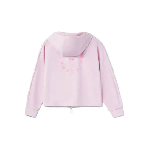 LINING Training Series Sweatshirts Women's Cherry Blossom Pink