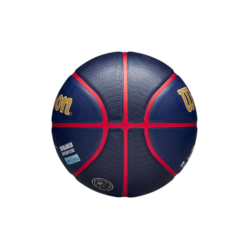 Wilson NBA Series Rubber Basketball Blue Size 7 Ball Training Unisex-3