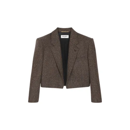 SAINT LAURENT Business Suits Women's Mocha