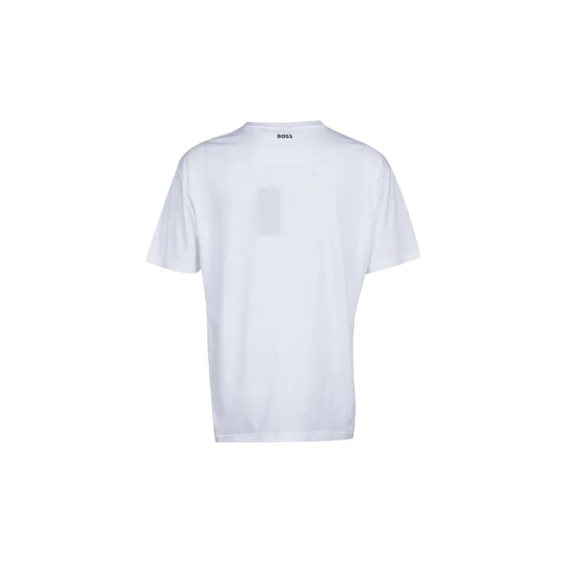 HUGO BOSS Short Sleeved T Shirts Men's White-3