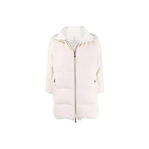 Brunello Cucinelli Down Jackets Women's Beige