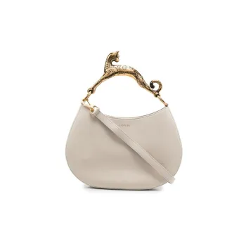Lanvin Sheepskin One Shoulder Handbag Women's White