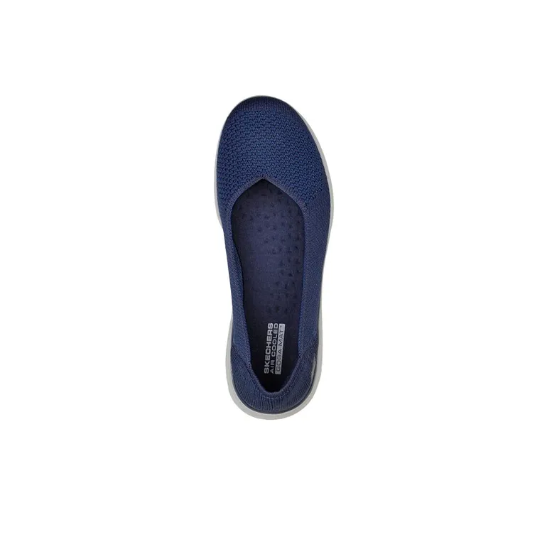 Skechers ON THE GO Anti-Slip Wear-Resistant Breathable Lightweight Low-Top Casual Shoes Women's Blue-2