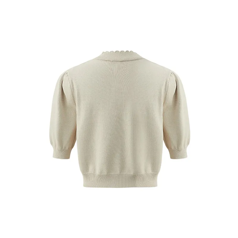 D'zzit Knitwear Women's Light Khaki-1