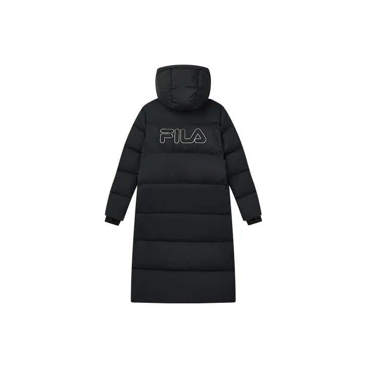 FILA Down Jacket Winter Women's Jet Black-1