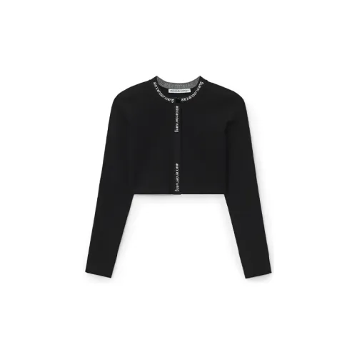 Alexander Wang Jacquard Logo Cardigan