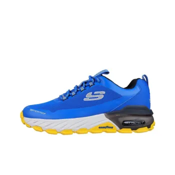 Skechers Max Protect Casual Shoes Men Low-Top Blue/White/Yellow/Black