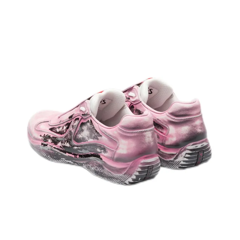 Cass x PRADA D3cay Cushioning Anti-Slip And Wear-Resistant Low-Top Casual Shoes Unisex Light Pink-2
