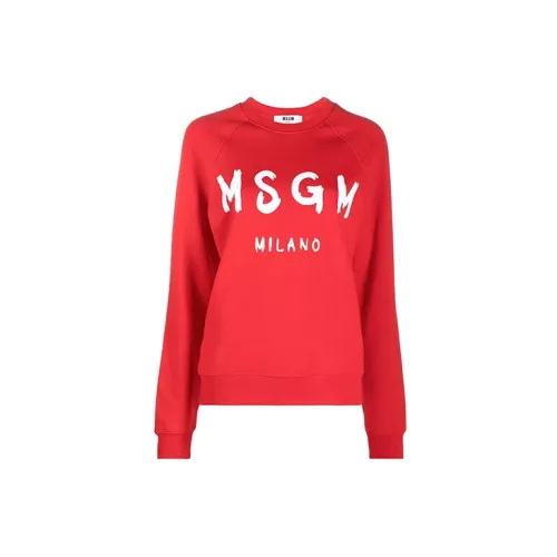 MSGM Sweatshirts Women's Red