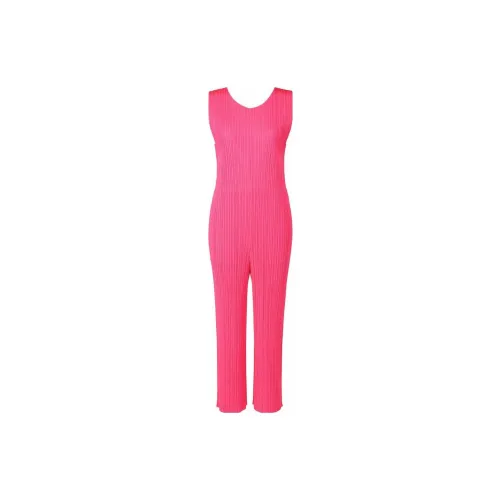 PLEATS PLEASE ISSEY MIYAKE Jumpsuits Women's Neon Pink