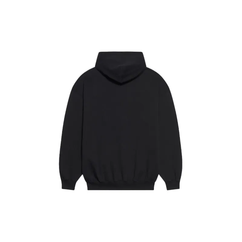 Balenciaga Women'ss Bb Pixel Medium Fit Hoodie Black-1