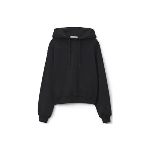 alexander wang Wmns FW21 Hoodie Black Female