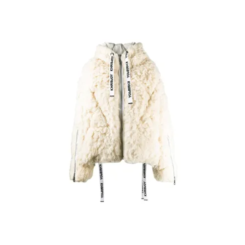 KHRISJOY Hooded Wool Padded Coat