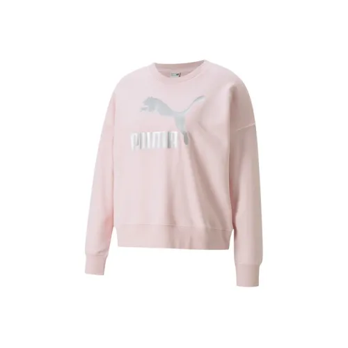 PUMA Sweatshirts Women's Pink