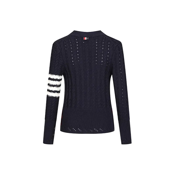 THOM BROWNE· FW21 Knitwear Women's Dark Blue-1