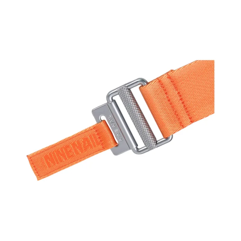 NINE NAIL Smooth Buckle Nylon Canvas Belts Unisex Width 3.7cm-3