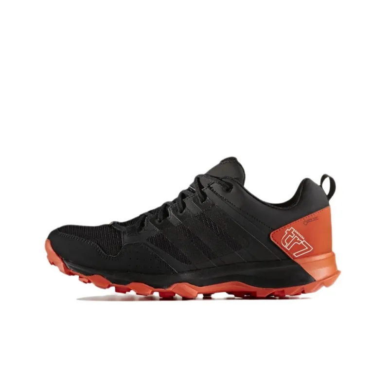 Adidas Kanadia 7 TR GTX Running Shoes Men Low-Top Black/Orange-0