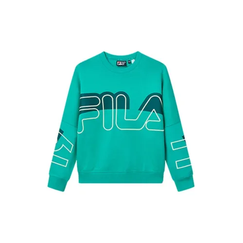 FILA Sweatshirts Women's Long Turquoise