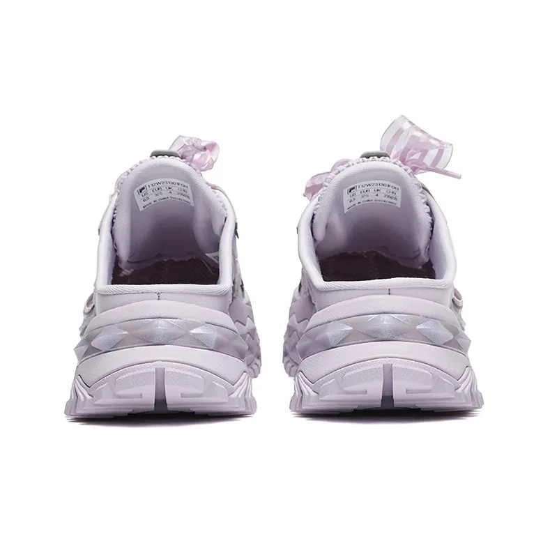FILA FUSION Bianco Mule Shoes 'Purple' Women's-4