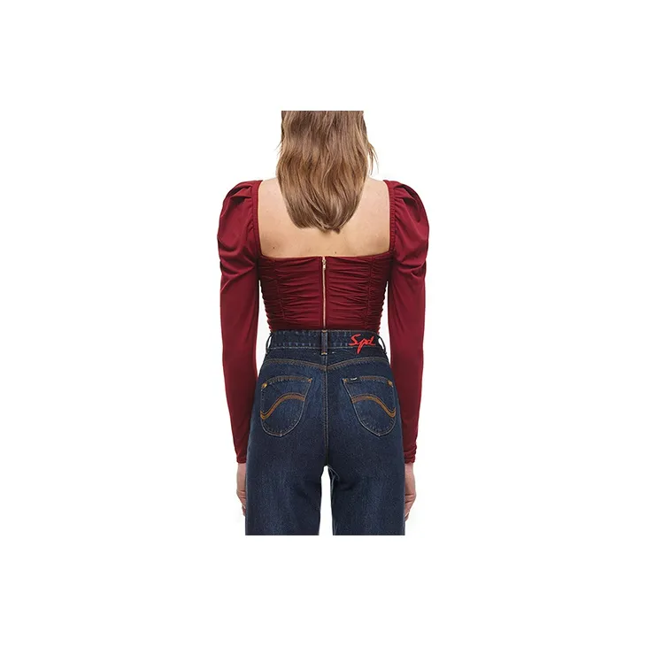 Self portrait FW21 Knitwear Women's Dark Burgundy-1