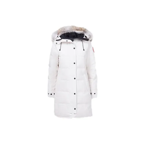 Canada Goose Shelburne Series Down Jackets Women's Dawn White