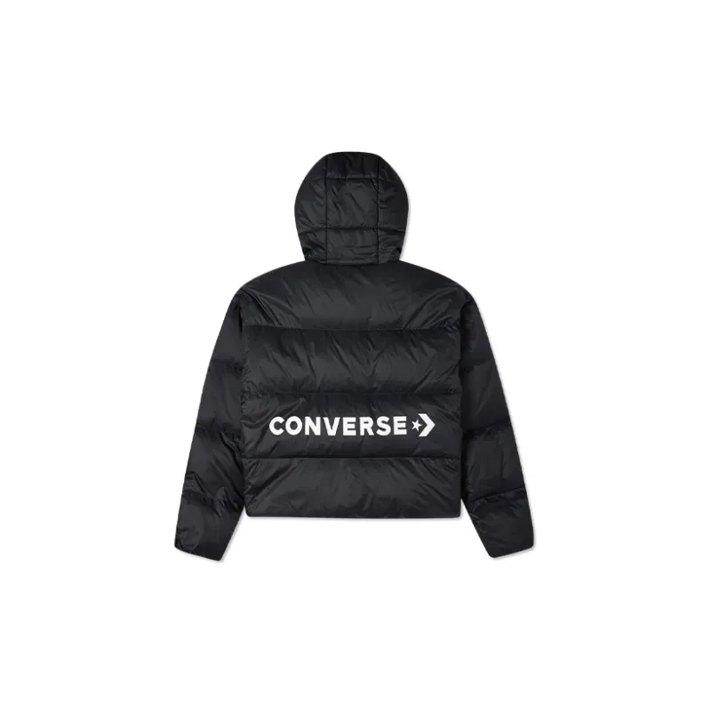 Converse Down Jacket Winter Women's Black-1