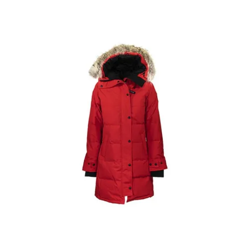 Canada Goose Shelburne Series Down Jackets Women's Red