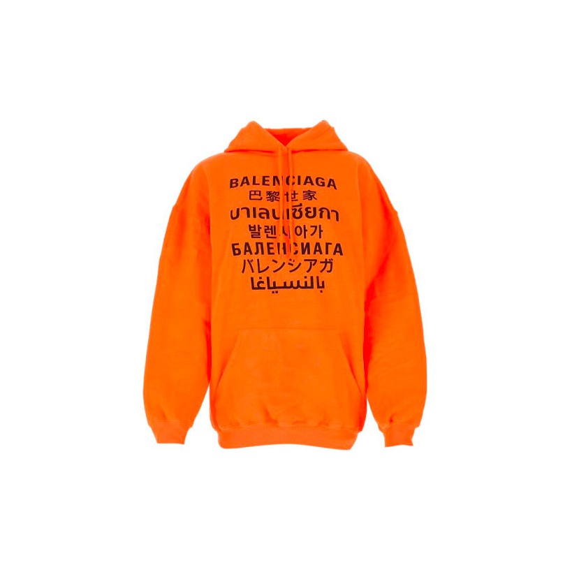 Balenciaga Sweatshirts Women s Neon Orange