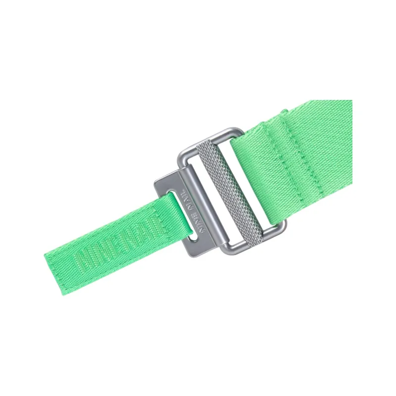 NINE NAIL Smooth Buckle Nylon Canvas Belts Unisex Width 3.7cm-7