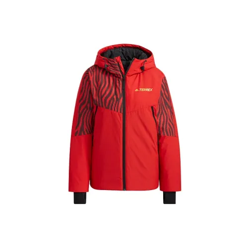 Adidas Puffer Jackets Women's Red