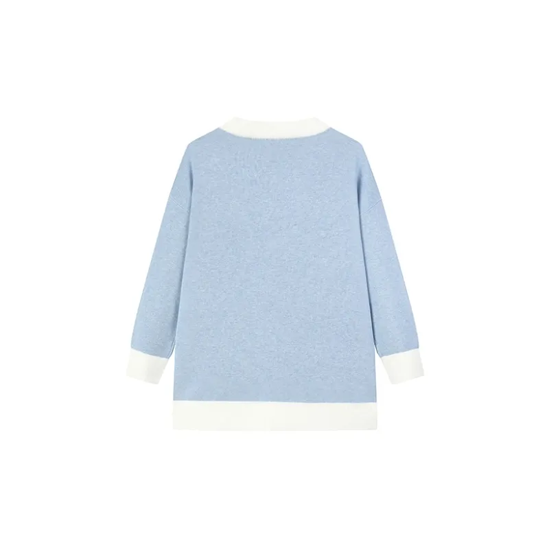 FILA x Pepe Shimada Knitwear Women's Cloud Blue & Heather Gray-1