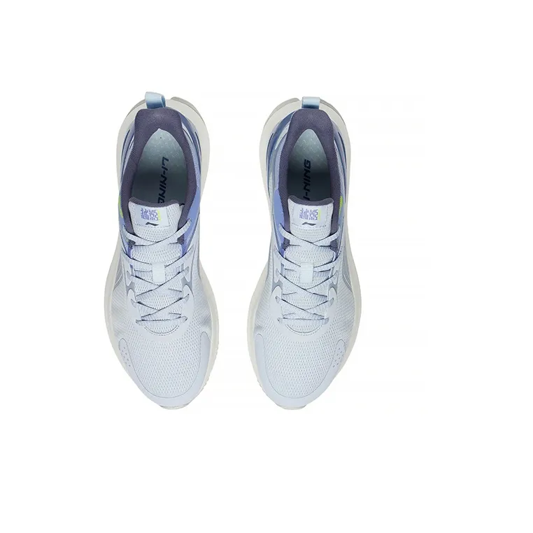 LiNing YueYing Element Shock Absorbers With Slip Resistant Features Low Top Running Shoes Men's Blue Purple-3
