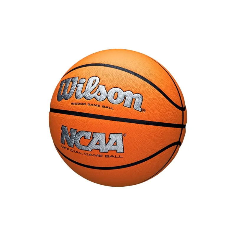 Wilson NCAA Collection WZ1003308CN7 Microfiber Leather Basketball Silver Orange Size 7 Ball Training Unisex-2